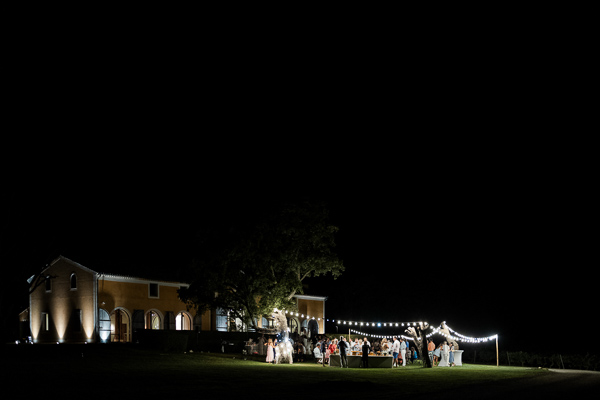 Photo de diner de mariage au Château Saint-Maur