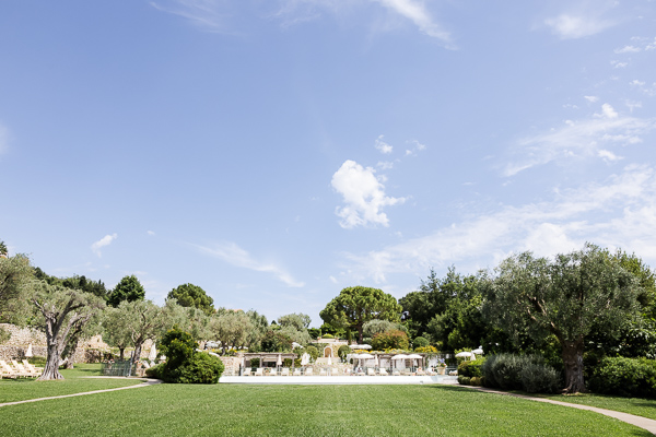 Photo du parc du Château Spa Saint-Martin à Vence