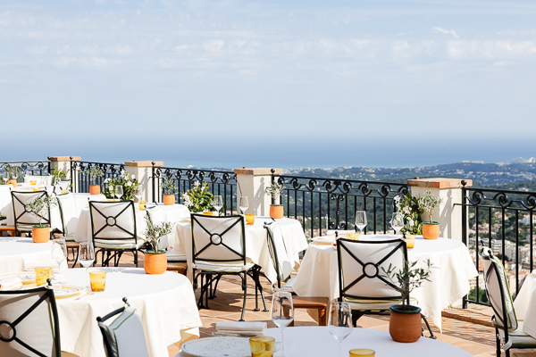 Photo depuis la terrasse panoramique du Château Spa Saint-Martin