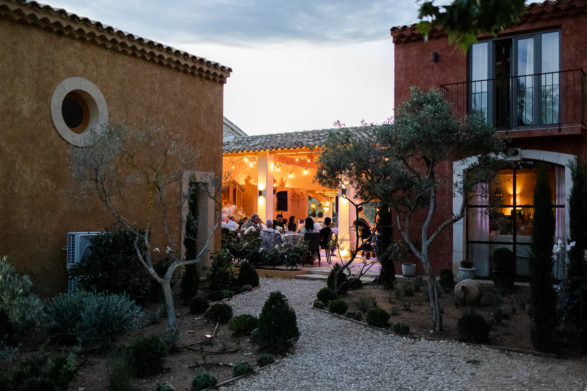 Photo du patio du Domaine d'Egenia