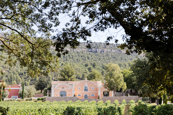 Vue bâtiment réception du Domaine de la Galinière