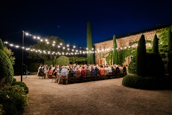 Photo du diner de mariage au Domaine de la Verrière Chêne Bleu