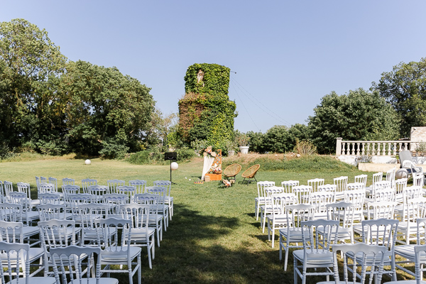 Photographie de cérémonie de mariage Domaine du Moulin de l'Arc