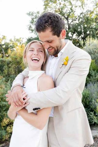 Un moment de concentration et de mise en beauté avant le grand saut.